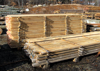 rough sawn lumber