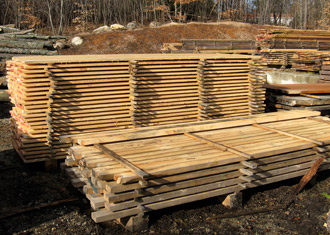 rough sawn lumber